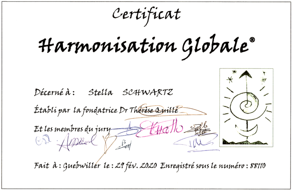 Certificat Harmonisation Globale